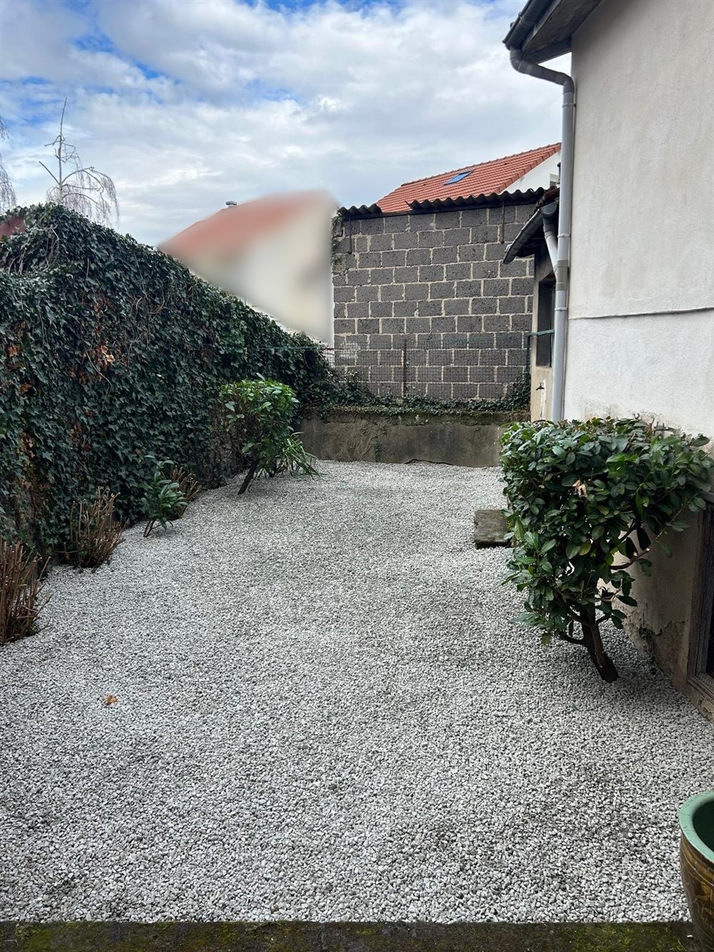 Jardin en gravier (après)